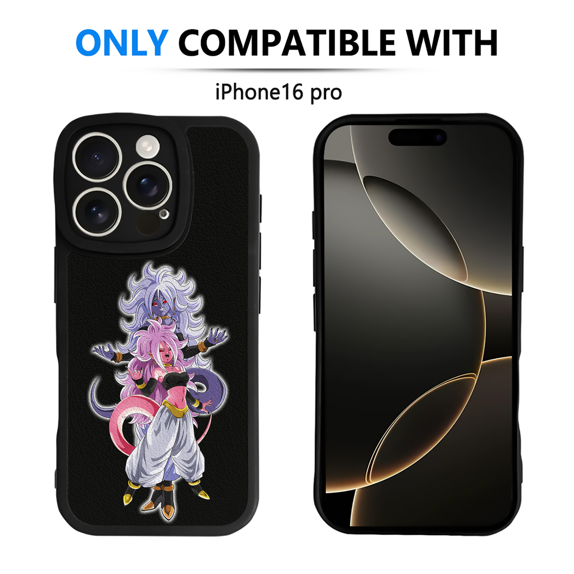（画像用） ドラゴンボール DRAGON BALL 【iPhone 16シリーズ対応】シリコンスマホケース（レザー調） 材質：シリコン